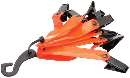 HME OTM-3 Trail Marking  Orange Vinyl 3" Includes Heavy Duty Metal Clip 10 Pack