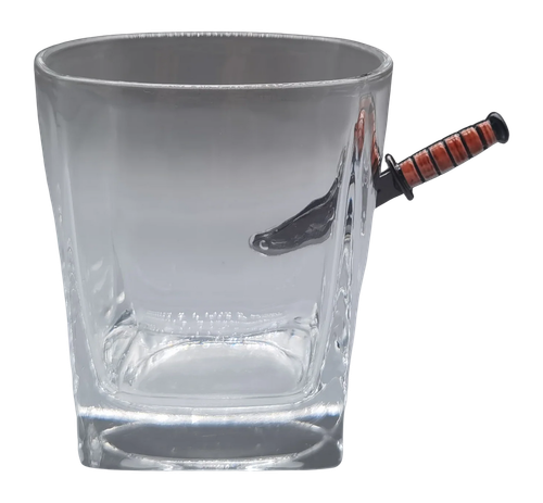 CAMP CBG-LMS-USMC LMS KNIFE WHISKEY GLASS