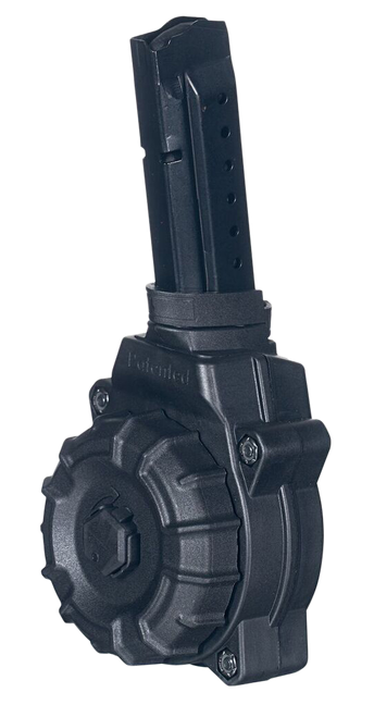 ProMag DRMA27 Standard  30rd Drum 9mm Luger Compatible w/ Glock 17/19 Black DuPont Zytel Polymer