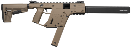 Kriss USA KV45CFD20 Vector CRB G2 45 ACP 30+1 16" Black Nitride Threaded Barrel, Flat Dark Earth Picatinny Rail Aluminum Receiver, FDE Synthetic 6 Position Stock & Polymer Grip