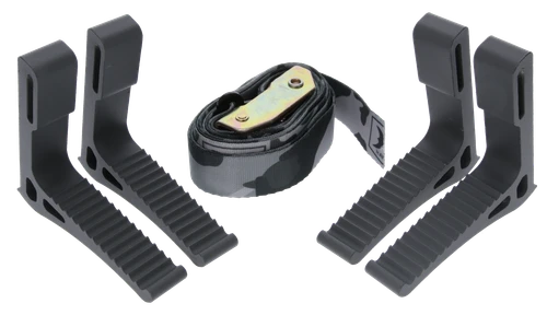 Hawk HWKSTP4PK Monkey Bar Steps Black Aluminum 4 Pack