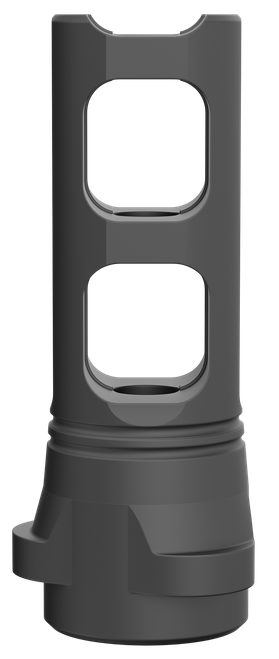 Breek Arms BRK4310 Breek LOK 3QD Gemini Dual-Port Black Nitride Steel 1/2"x28 Threads 223 Cal/5.56mm