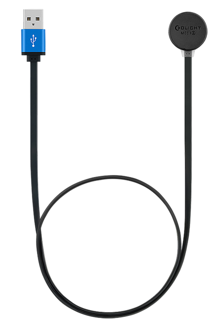 Olightstore Usa Inc MCC-1ABLACK MCC1A Charging Cable Black For S1RII/S2RII Baton3/Pro Perun