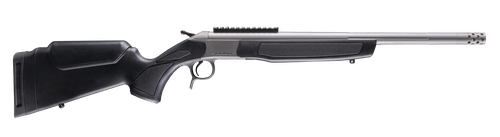 CVA CR4437S Cascade Takedown 308 Win 1rd 20" Matte Stainless Steel Threaded Barrel & Receiver w/Picatinny Rail, Black Synthetic Stock