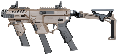 Recover Tactical PIXPMGFBR02 P-IX+MG  PG9 SR20 Metal Front Guard Folding Brace Tan