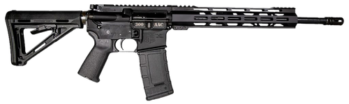 Diamondback DB1718B002 DB15  300 AAC Blackout 30+1 16" Black Nitride Threaded Barrel, Black Hardcoat Anodized Aluminum/Carbon Receiver w/Picatinny Rail Receiver, M-LOK Handguard, Magpul MOE Grip