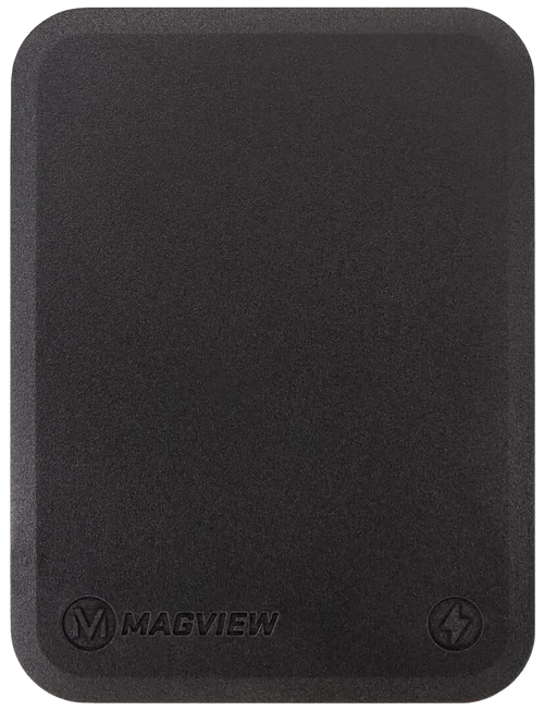 Magview 82028 Wireless Charging Phone Plate Black 2.50" x 3.25"