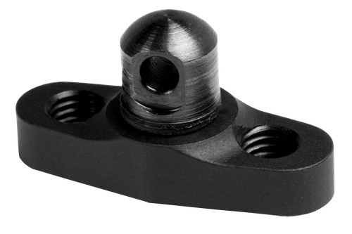 GrovTec US Inc GTSW111 Flanged Stud Mount KeyMod Black Anodized 6061 Aluminum