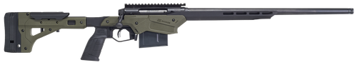 Savage Arms 57552 Axis II Precision 6.5 Creedmoor 10+1 22", Matte Black Barrel/Rec, OD Green Adjustable MDT Aluminum Chassis, Polymer Grip