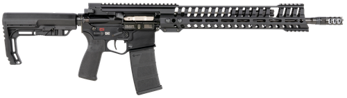 Patriot Ordnance Factory 01143 P415 Edge 223 Rem,5.56x45mm NATO 16.50" 30+1 Black Hard Coat Anodized 6 Position MFT Stock