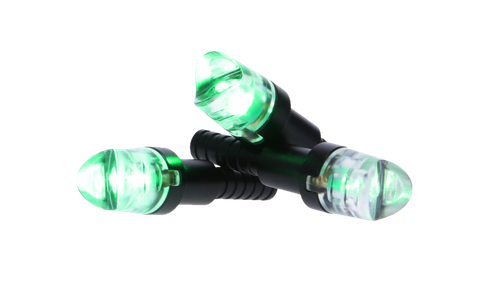 NAP NAPILLNGR Thunderglo Illuminated Nock Green Polycarbonate Aluminum Shaft/ 6 Pack