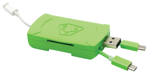 HME QMCR 4-in-1 Card Reader Green Android/IOS