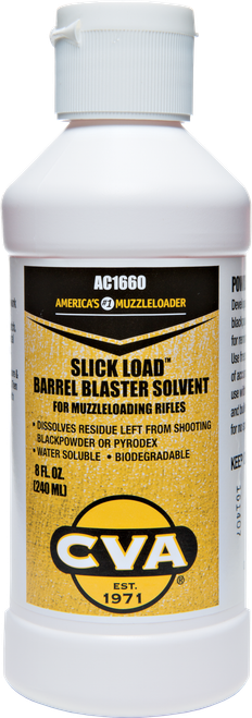 CVA AC1660 Slick Barrel Blaster Against Black Powder Fouling 8 oz Squeeze Bottle