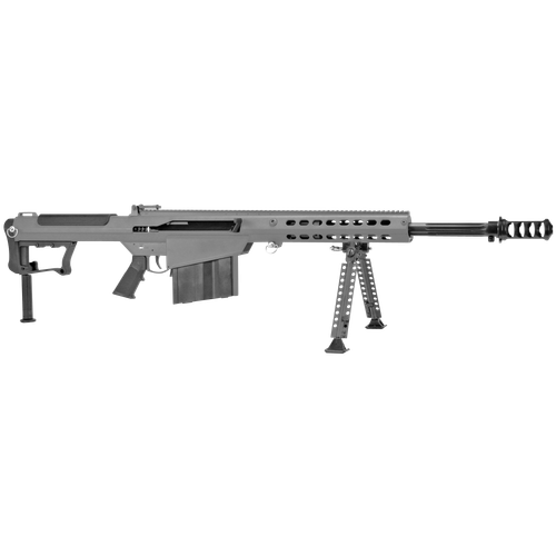 Barrett 18068 M107A1  50 BMG 20" 10+1 Tungsten Gray Cerakote Tungsten Gray Fixed with Sorbothane Recoil Pad Stock Black Polymer Grip