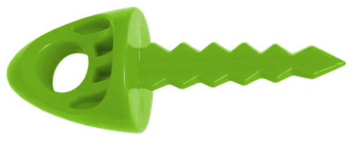 Targettack Llc  Targettack  Lime Green Polycarbonate Plastic 1" For Paper/Vinyl Targets 6 Pack