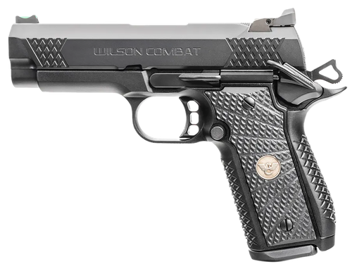 Wilson Combat 2EDCXCP9A EDC X9 2.0 9mm Luger 15+1 4" Stainless Fluted Barrel, Armor-Tuff Stainless Steel Tri-Top Cut Slide, Combat-Tuff Aluminum Frame w/Beavertail, Black Polymer Grip