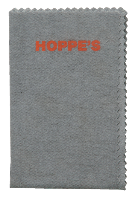 Hoppe's 1218 Silicone Cleaning Cloth Flannel Pretreated with Lubricant  11" x 14" Resealable Bag 10 Per Pack