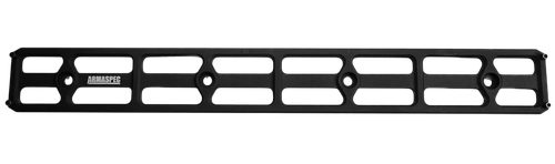 Armaspec ARM621-12 ARCA Rail 12 Slot M-LOK  Black Aluminum Compatible w/ AR-15/10 MLOK Rails