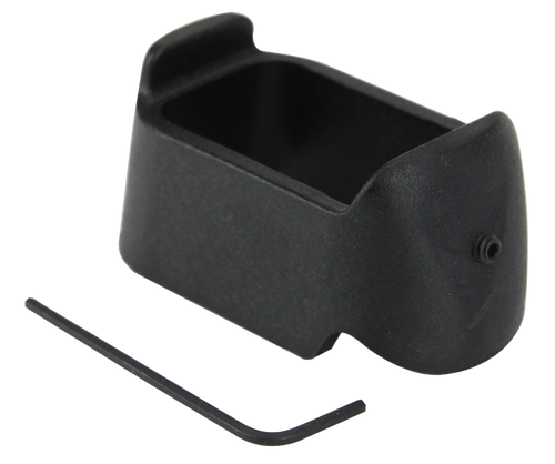 Pachmayr 03852 Mag Sleeve  made of Polymer with Black Finish for Glock 19,23 Mags to fit Glock 26 & 27 Models
