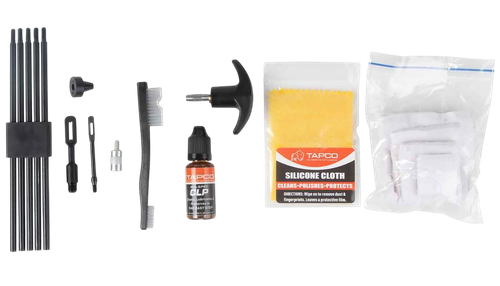 Tapco TAP22082  Universal Cleaning Kit 22 Cal 12 Gauge Black