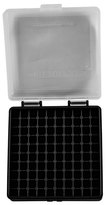 Berry's 63600 Ammo Box  22LR Clear/Black Polypropylene 100rd