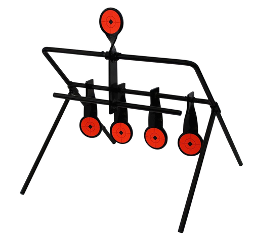 Birchwood Casey 47017 World of Targets Gallery 1.75" Airgun Black/Orange Steel Circle w/Crosshair & Diamond 0.19" Thick