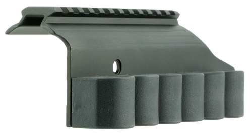 TacStar 1081029 SideSaddle Rail Mount Mossberg 500/590 12 Gauge 6rds Black Aluminum