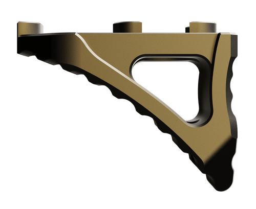 Rise Armament RA030SB Micro Hand Stop  Skeletonized Spartan Bronze Aluminum for M-LOK Handgaurd