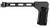 SB Tactical FS1913-01-SB FS1913-01-SB  Side Folding Black Synthetic with 9.60" OAL & Nylon Strap for AR-Platform with 1913 Picatinny Rail (Tube Not Included)