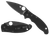 Spyderco C101GPBBK2 Manix 2  3.37" Folding Plain Black DLC CPM S30V SS Blade/Black Bi-Directional Texturing G10 Handle Includes Pocket Clip