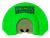 Primos PS1264 The Karen  Diaphragm Call Triple Reed Turkey Hen Sounds Attracts Turkey Green Plastic