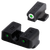 TruGlo TG231G1AC Tritium Pro  Black | Green Tritium Orange Outline Front Sight Green Tritium Rear Sight
