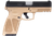 Taurus 1G3B941T G3  9mm Luger 15+1 Or 17+1 4" Matte Stainless Steel Barrel, Tan Polymer Frame With Picatinny Acc. Rail, Tenifer Matte Black Steel Slide, Re-Strike Capability, Manual Safety