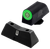 XS Sights GLX202S5G DXT2 Pro Night Sight Set Green Tritium Front/Black Oxide Frame Compatible w/Glock 42/43/43X/48