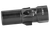Rugged Suppressor OA004 Obsidian 3 Lug Adapter Black with 13.5x1 LH tpi Threads  for 9mm Luger HK