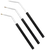 Birchwood Casey 41108 Angled Cleaning Brushes Bronze/Nylon/Stainless Steel Bristles 3 Pack