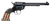 Heritage Mfg RR22B6-USF02 Rough Rider  22 LR 6 Shot 6.50" Black Steel Barrel & Cylinder, Black Oxide Zinc Alloy Frame, US Flag Grip