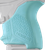 Hogue 18124 HandAll Beavertail Grip Sleeve made of Rubber with Textured Aqua Blue Finish for Ruger LCP II