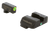 AmeriGlo GL301 i-Dot Sight  Set for Glock  Green Tritium LumiGreen Outline Front Sight-Green Tritium Rear Sight