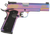Girsan 391091 MC1911  Full Size Frame 45 ACP 8+1 5" Stainless Bull Barrel, Multi Color PVD Coating Serrated Steel Slide, Multi Color PVD Coating Steel Frame w/Beavertail, Black Textured Grip