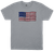 Magpul MAG1180-010 American Flag  Charcoal Gray Cotton/Polyester Short Sleeve Small