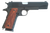 Cimarron 1911 1911  .45 ACP 8+1, 5.03" Black Steel Barrel, Black Parkerized Serrated Slide & Frame, Checkered Walnut Grips