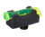 HiViz SK2011 Spark III Bead Replacement Front Sight  Black  | Green/Red/White Fiber Optic Universal Threads