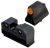 XS Sights GLR204P6N R3D 2.0 Night Sight Set Orange Tritium Front/Black Oxide Frame, Compatible w/ Glock