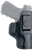 DeSantis Gunhide 031BAR7Z0 Insider  IWB Black Leather Belt Clip Fits Colt Mustang/Kel-Tec P-3AT Right Hand