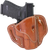 1791 Gunleather BH21CBRR BH2.1  OWB Size 2.1 Classic Brown Leather Belt Slide Compatible w/Glock 17/S&W M&P Shield/Springfield XD Right Hand