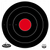 Birchwood Casey 35185 Dirty Bird  17.25" Bullseye Tagboard Hanging Black/White 5 Pack