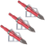 Allen 14696 Photon Broadhead Stainless Steel Blades Red 3 Pack