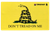 TekMat TEK42TREAD Don't Tread on Me Door Mat Black/Yellow Rubber 42" Long Snake/"Don't Tread On Me"