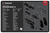 TekMat TEKR17RUGERMAX9 Ruger Max 9 Cleaning Mat Black/White Rubber 11"x17" Ruger Max 9 Parts Diagram